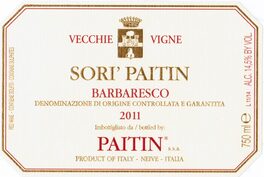 Sori Paitin Vecchie Vigne