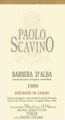 Barbera D'alba