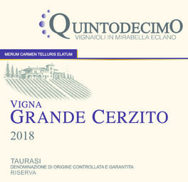 Vigna Grande Cerzito Taurasi Riserva Red Wine