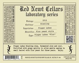 Flor Yeast Style - Finger Lakes "Flor"