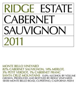Estate - Monte Bello Vineyard