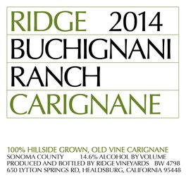 Buchignani Ranch - Old Vine
