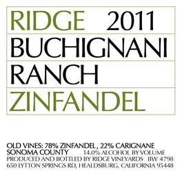 Buchignani Ranch - Old Vines