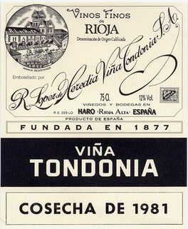 Vina Tondonia Gran Reserva