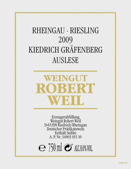 Kiedricher Grafenberg Auslese