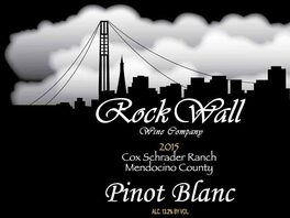 Cox Schrader Ranch Mendocino County Pinot Blanc