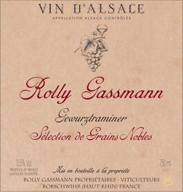 Gewurztraminer Sélection De Grains Nobles