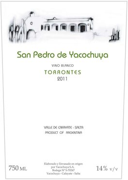 Vino Blanco Torrontes