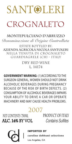 Santoleri Montepulciano D'abruzzo