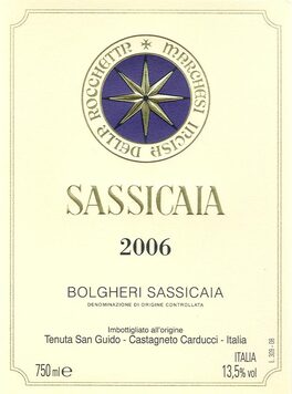 Bolgheri Sassicaia
