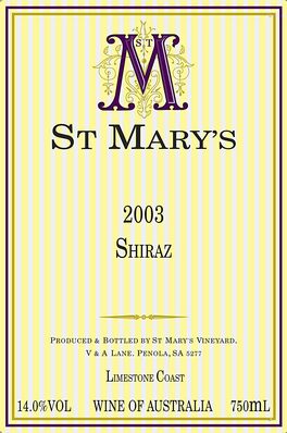 St Mary's Shiraz