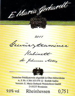 St. Johanner Abtey Gewürztraminer Kabinett