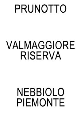 Valmaggiore Riserva