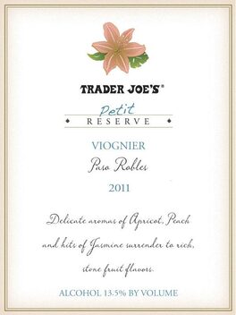 Petit Reserve Viognier