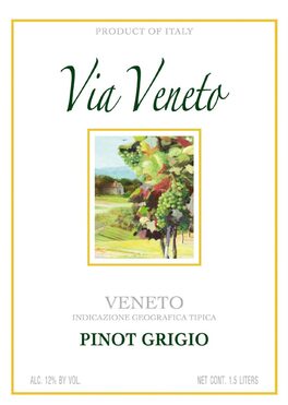 Via Veneto Pinot Grigio White Wine
