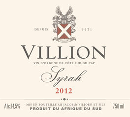 Syrah Francois Villion