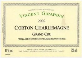 Corton Charlemagne Grand Cru