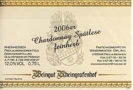 Fels Chardonnay Spätlese Feinherb