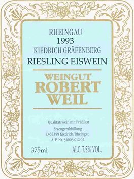Kiedrich Gräfenberg Riesling Eiswein