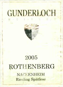 Nackenheim Rothenberg Spatlese