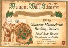 Graacher Himmelreich Riesling - Spätlese
