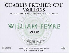 Chablis Premier Cru Vaillons