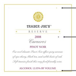 Reserve Carneros Pinot Noir