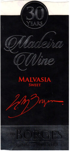 30 Years Old Malvasia Sweet