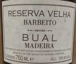 Reserva Velha Bual Madeira