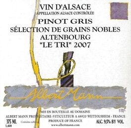 Sélection de Grains Nobles Altenbourg 'Le Tri'