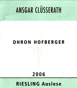 Dhron Hofberger Auslese