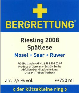 Der Klitzekleine Ring Spatlese