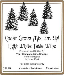 Mix Em Up ! Light White Table Wine