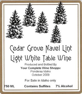 Navel Lint Light White