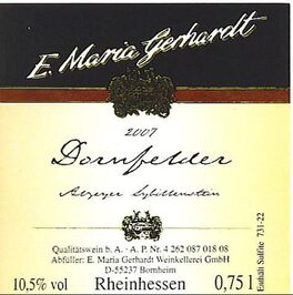 Alzeyer Sybillenstein Dornfelder Rheinhessen