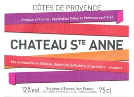 Chateau Ste Anne Cotes De Provence Red Table Wine