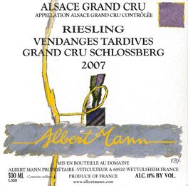 Vendanges Tardives Grand Cru Schlossberg