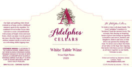 White Table Wine