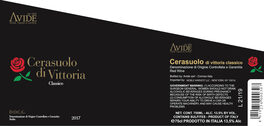 Cerasuolo di Vittoria Classico