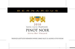 Sierra Mar Vineyard