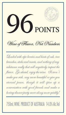Wine of Flavor, Not Numbers