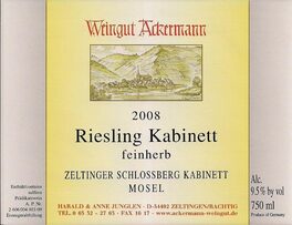 Riesling Kabinett feinherb