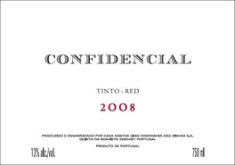 Confidencial Vinho Regional Lisboa Red Dry Wine