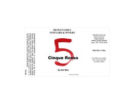 Cinque Rosso
