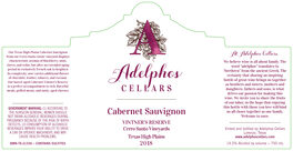Cabernet Sauvignon Vintner's Reserve
