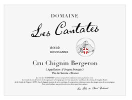 Cru Chignin Bergeron