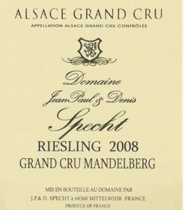 Domaine Jean Paul Et Denis Specht