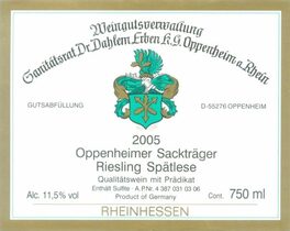 Oppenheimer Sacktrager