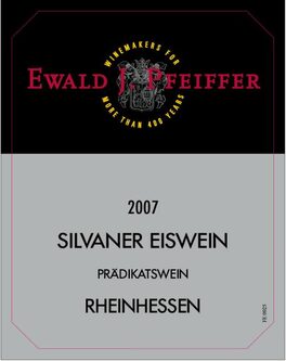 Silvaner Eiswein