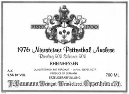 Niersteiner Pettenthal Auslese
